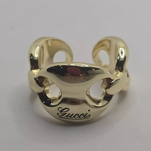 Gucci Marina Chain Ring Size 7 - Picture 1 of 13